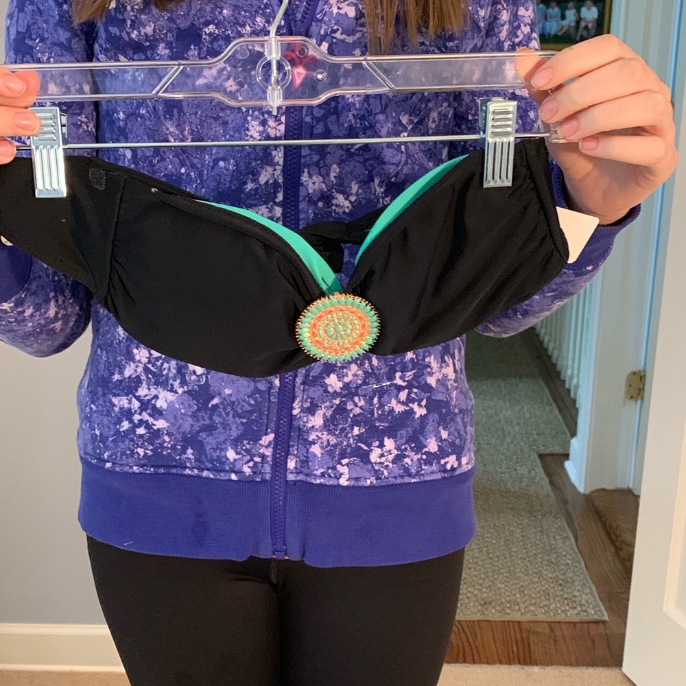 Strapless bathing suit top